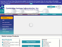 Tablet Screenshot of isotope.com